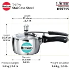 HAWKINS TRIPLY COOKER 1.5-2
