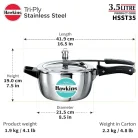 HAWKINS TRIPLY COOKER 3.5-2