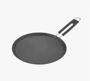 Martin Mild Steel Flat Roti Tawa 10" Diameter Wire Handle Heavy Duty Induction Friendly