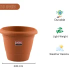 PAVAN Planter-10-inch