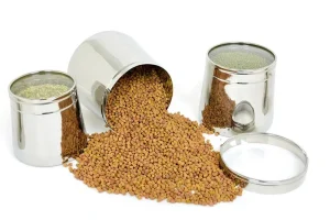 Mirror Stainless Steel Conical Canister Medium 2000ml