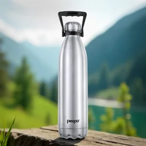 Pexpo  Echo 2000 Hot & Cold Water Bottle | ISI Certified Made In India | Vacuum Stainless Steel Insulated Water Bottle | Hot & Cold Water Bottle