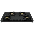 Havells Nucleus 4 burner gas stove 8 mm thick toughened glass top