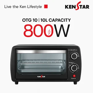 Kenstar Durachef OTG 10L | 800W Small Capacity Oven Toaster Griller