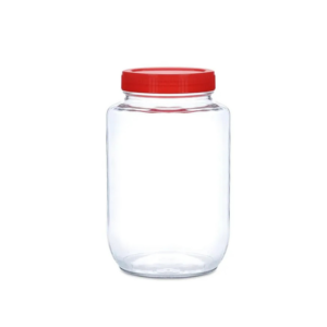 YERA Glass Aahar Jar-120-DLX ( Glassware Storage Jar 3360ml Airtight Plastic Lid )