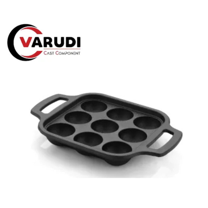 varudi castiron square appa 9 ball